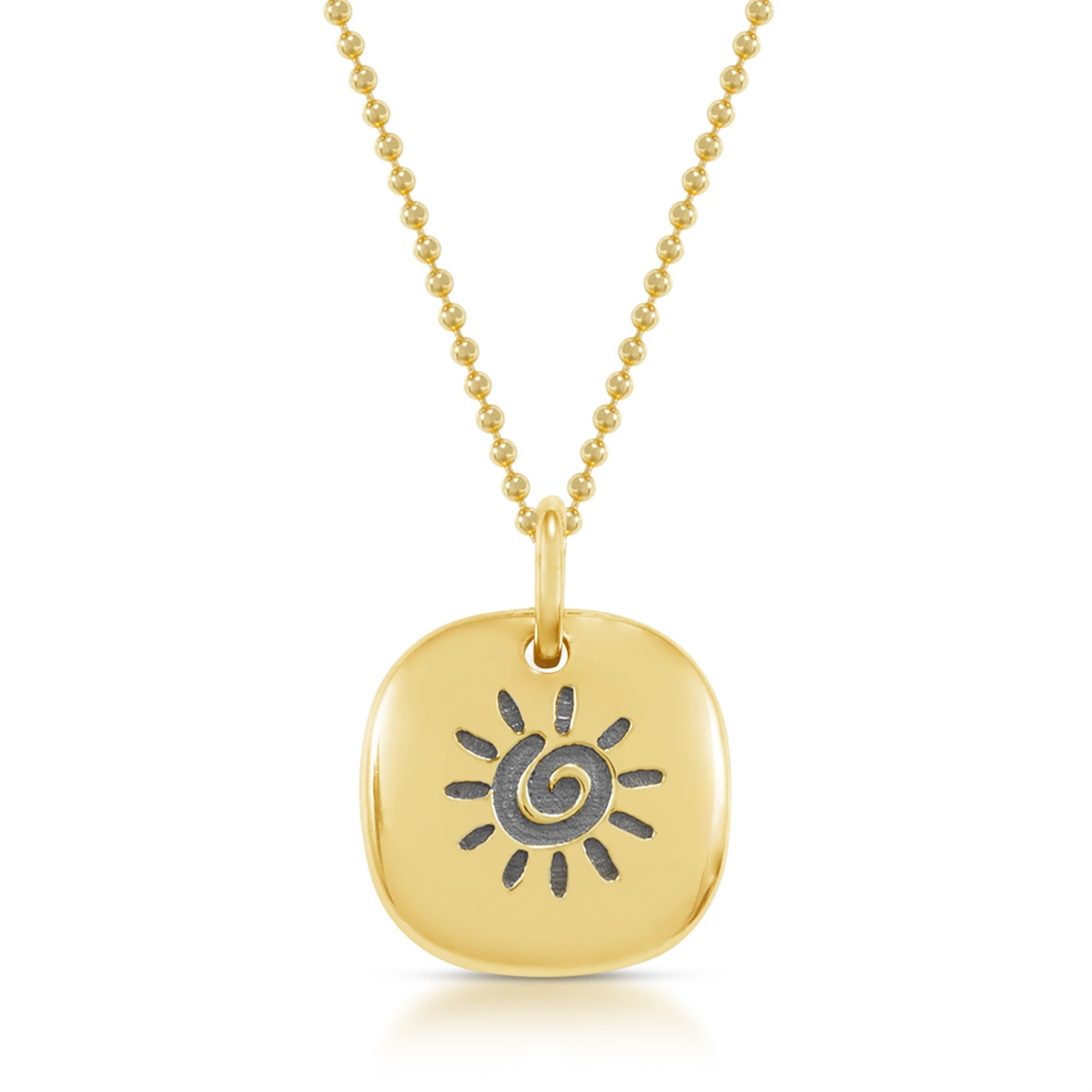 Altın Güneş Kolye