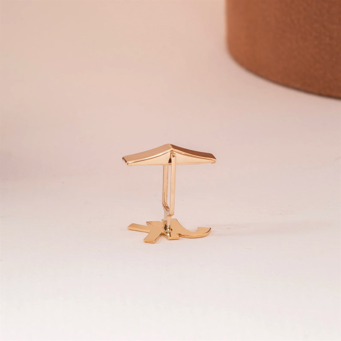Solid Gold Initials Cufflinks