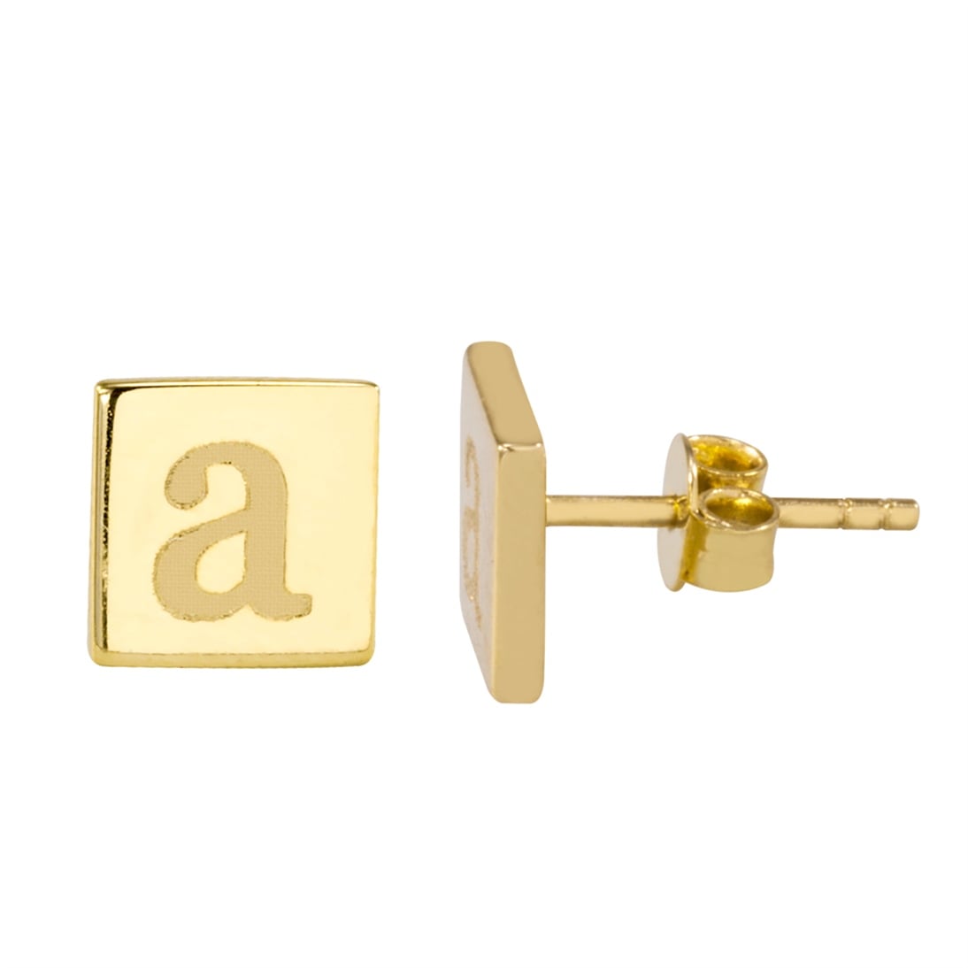 Goldstore-Kare Harf Küpe