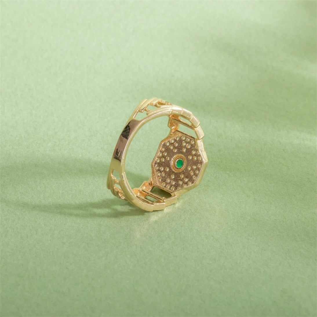 Solid Gold Knuckle Ring