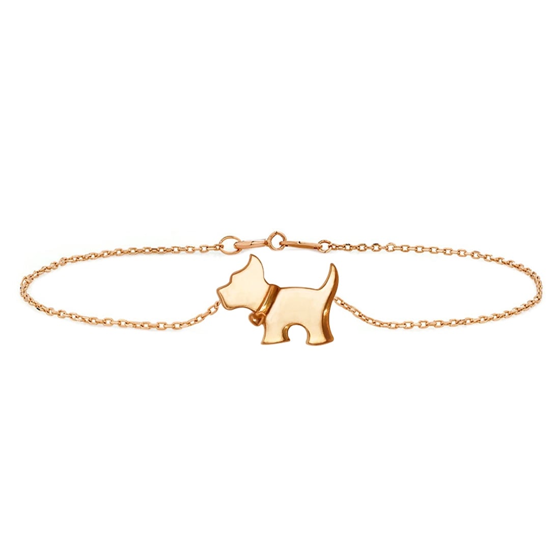 Solid Gold Dog Bracelet