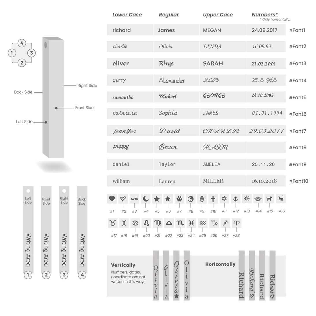 Altın Dikey Bar Kolye