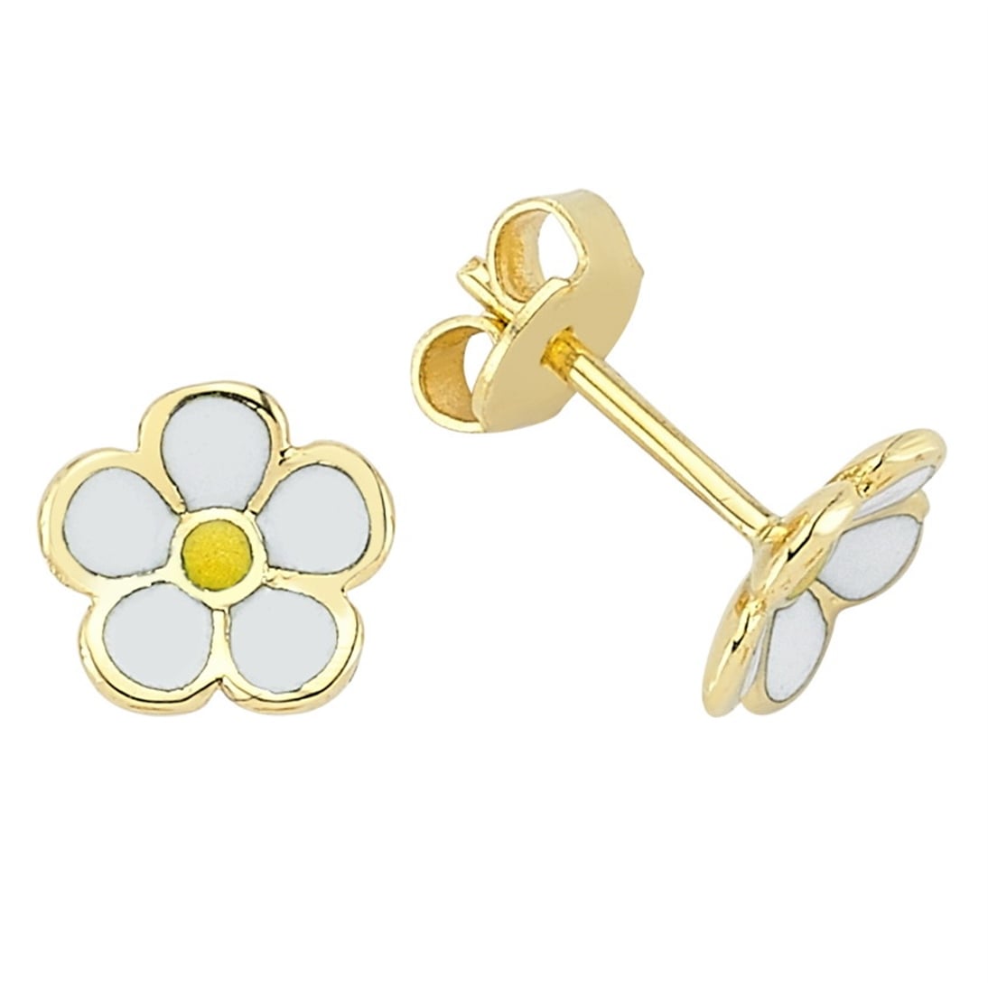 Goldstore-Mineli Papatya Küpe