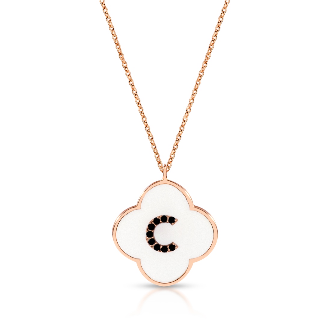 Solid Gold Letter Necklace