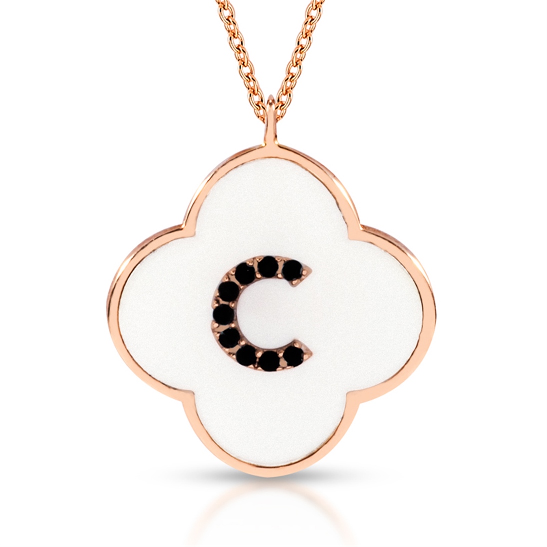 Solid Gold Letter Necklace
