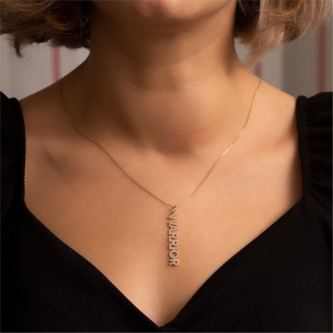 Solid Gold Name Necklace