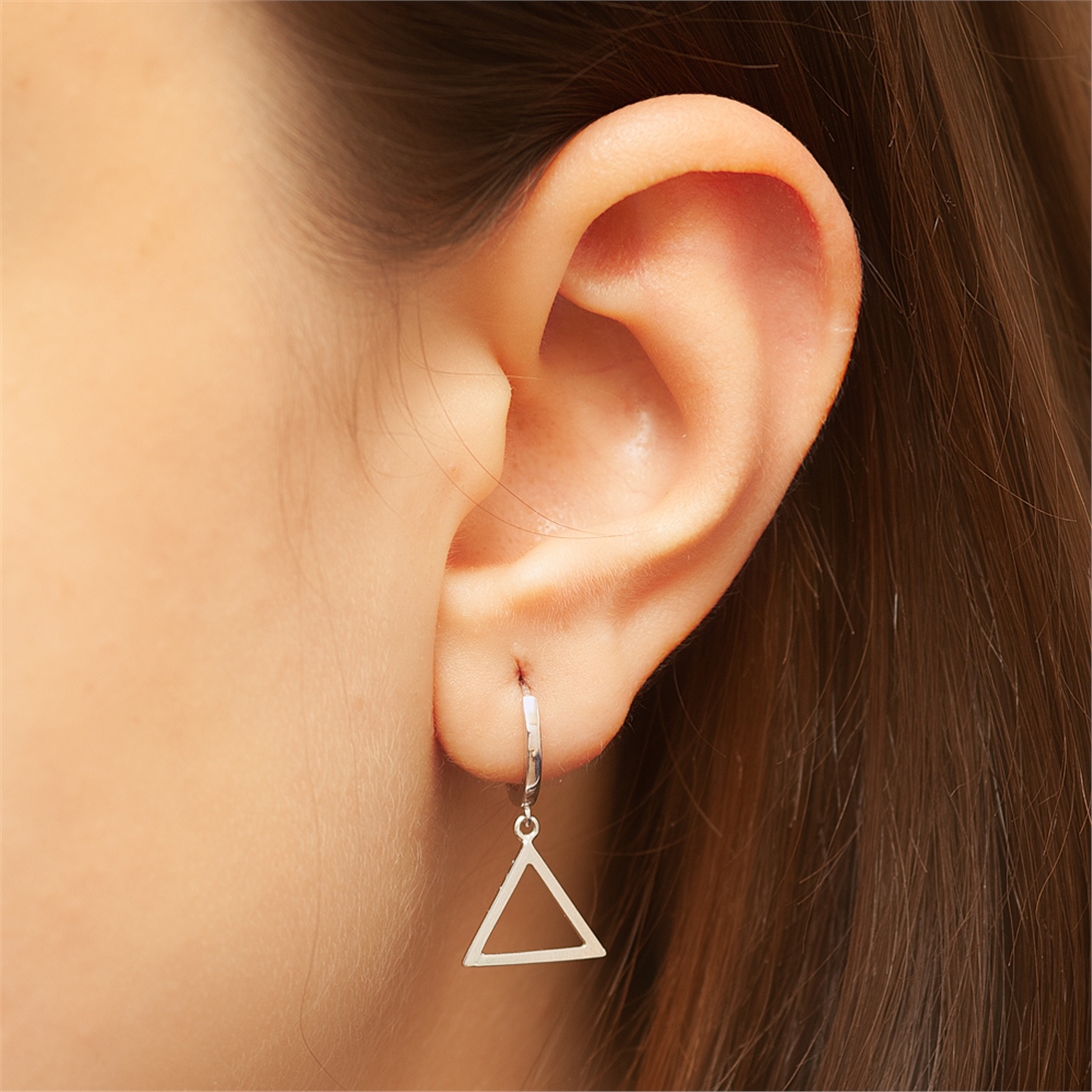 Goldstore-Üçgen Küpe