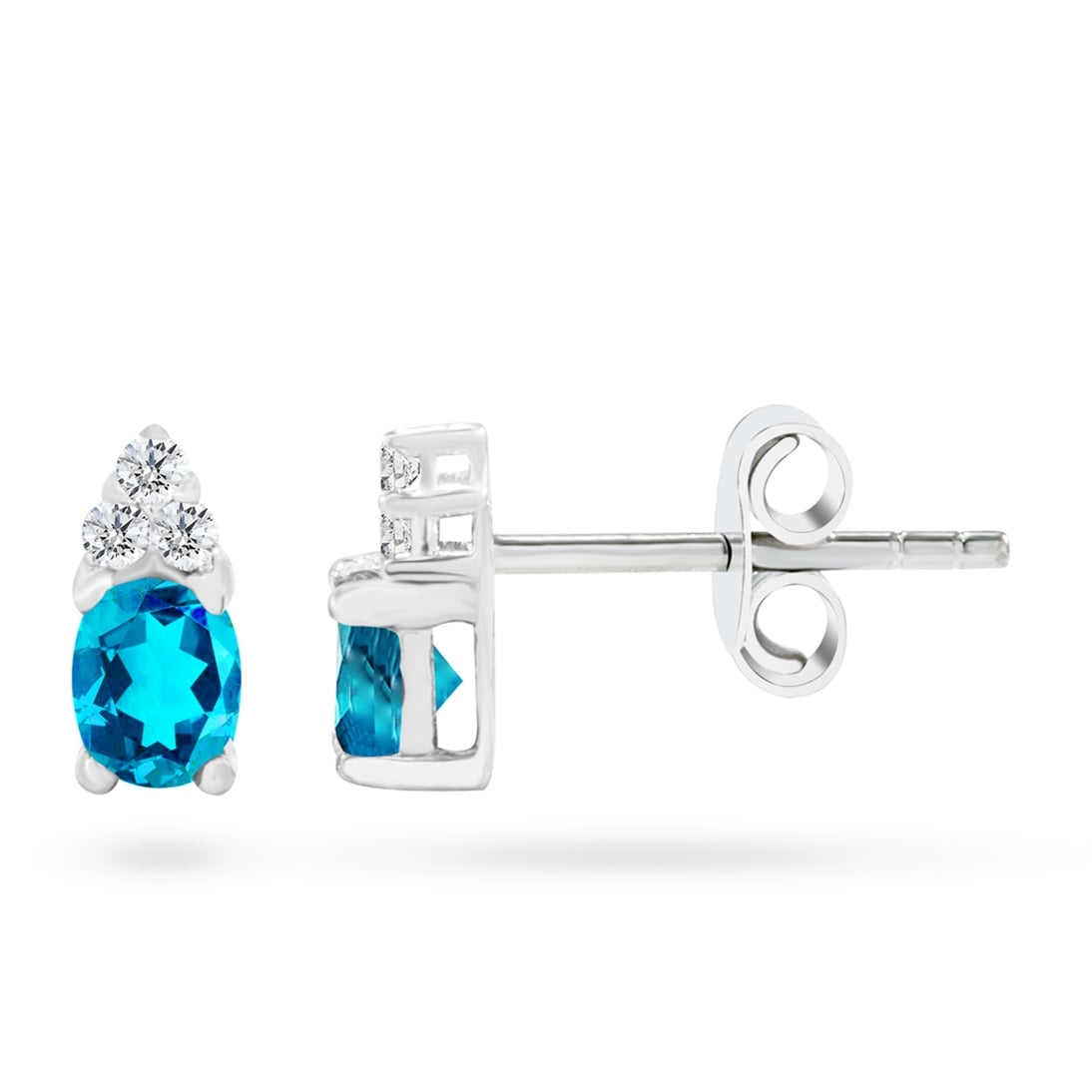 Goldstore-URL 0.08 ct. Pırlanta Klasik Küpe