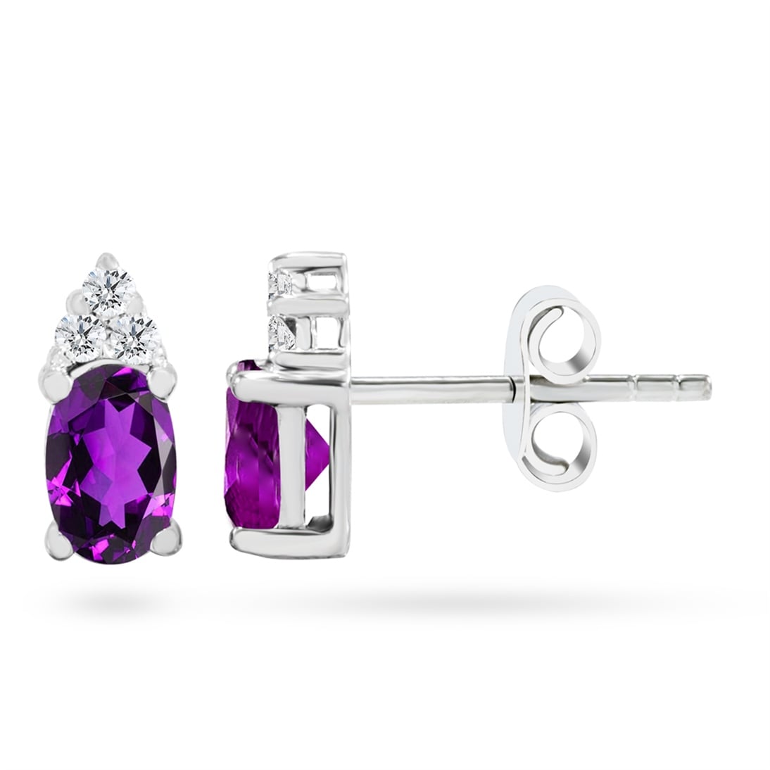 Goldstore-URL 0.1 ct. Pırlanta Klasik Küpe