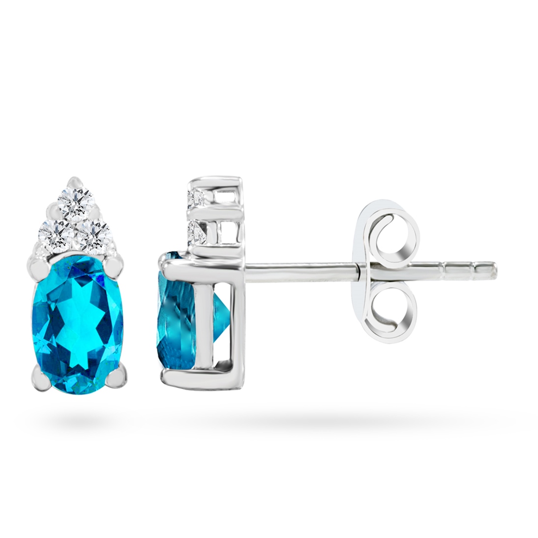 Goldstore-URL 0.1 ct. Pırlanta Klasik Küpe