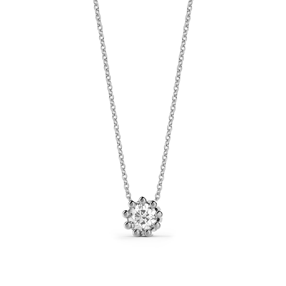 0.15 Karat Pırlanta Tektaş Kolye