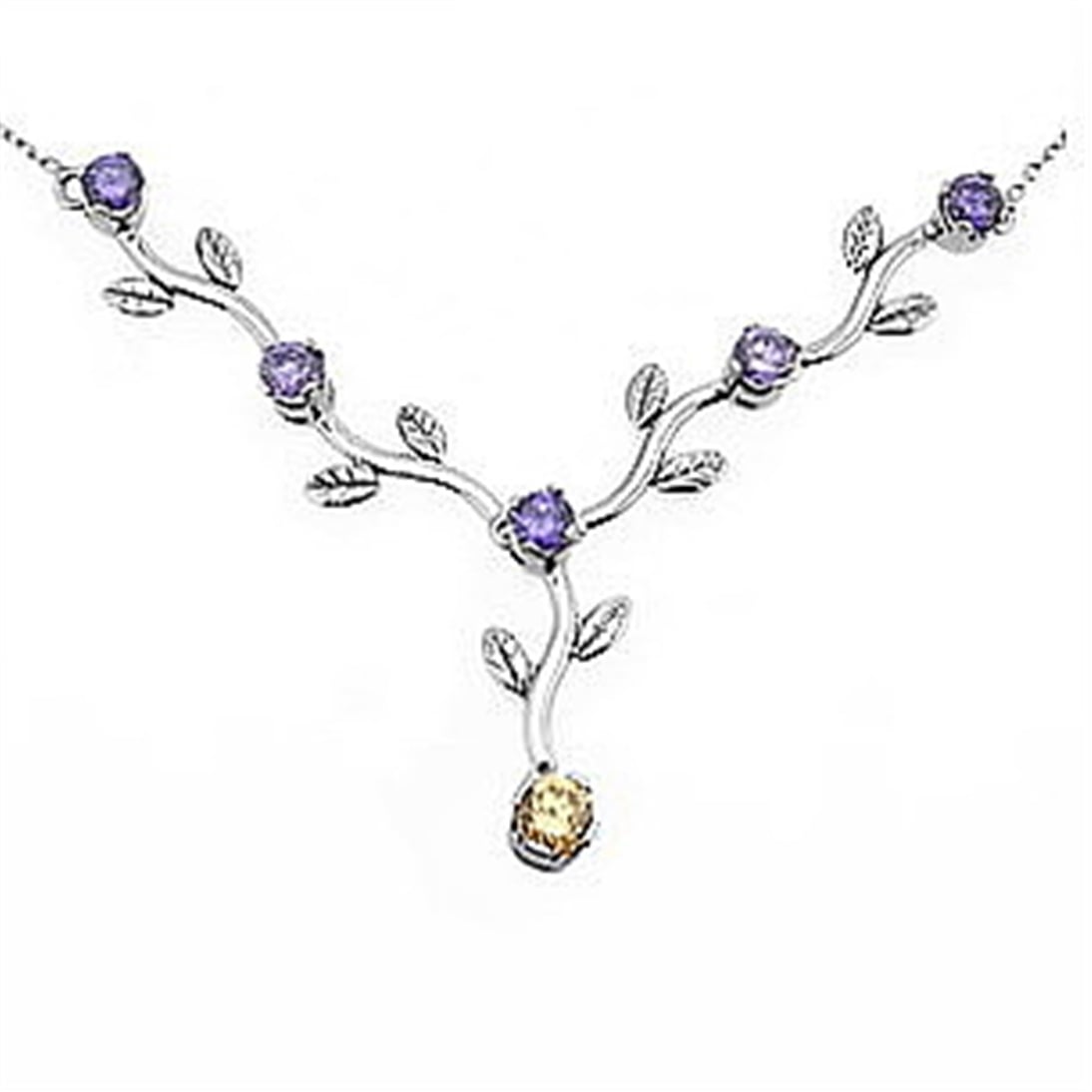 Altın Taşlı Sarmaşık Kolye