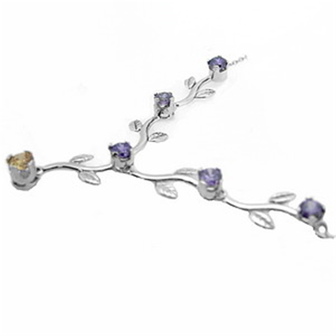 Altın Taşlı Sarmaşık Kolye