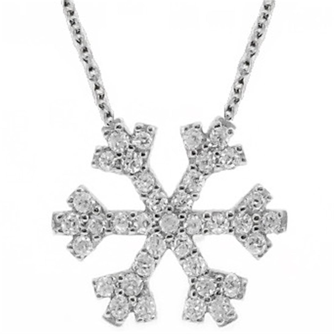 Altın Kar Tanesi Kolye