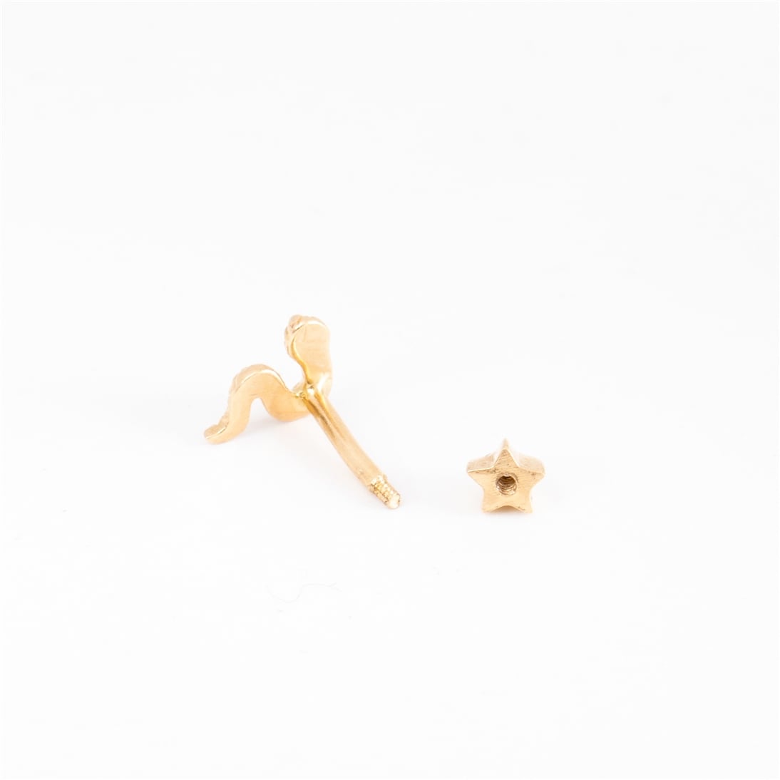 Altın Yılan Tragus Küpe