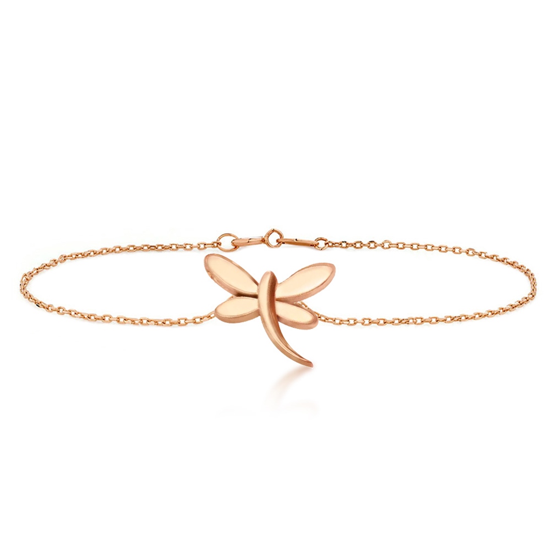 Solid Gold Dragonfly Bracelet