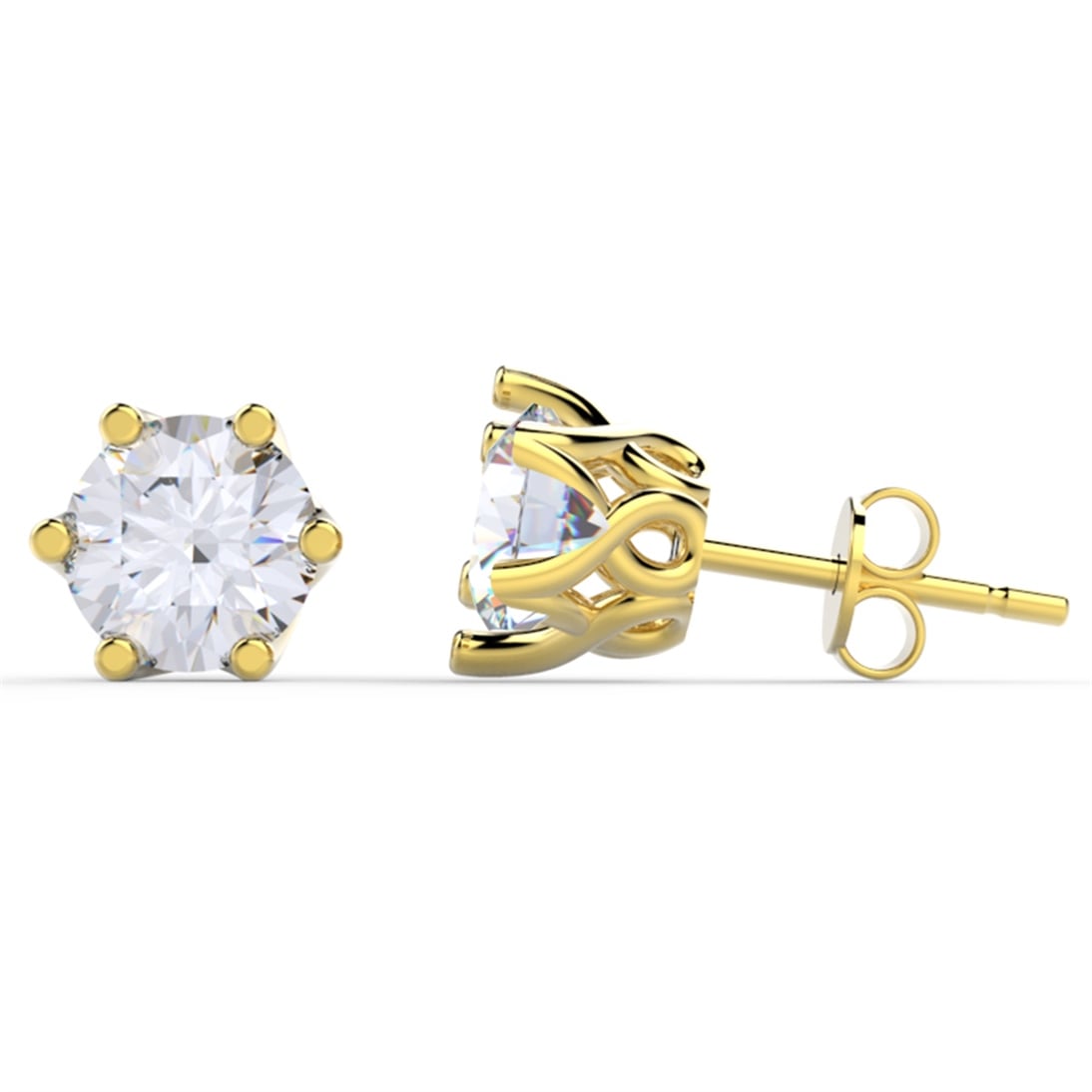 Goldstore-Zirkon Tektaş Küpe