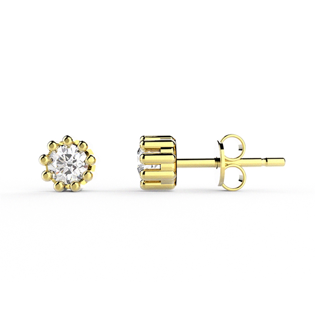 Goldstore-Zirkon Tektaş Küpe