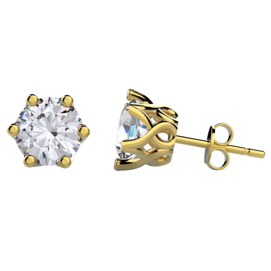 Goldstore-Zirkon Tektaş Küpe