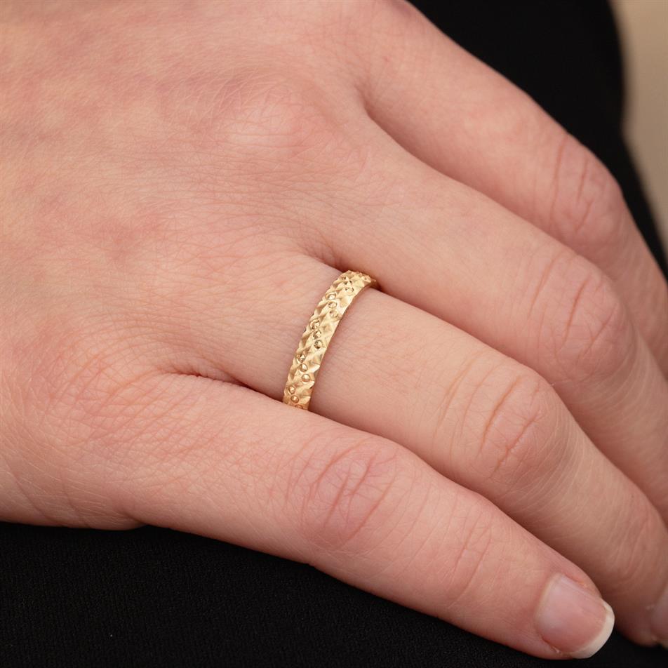 Solid Gold 3.2 mm Wedding Band