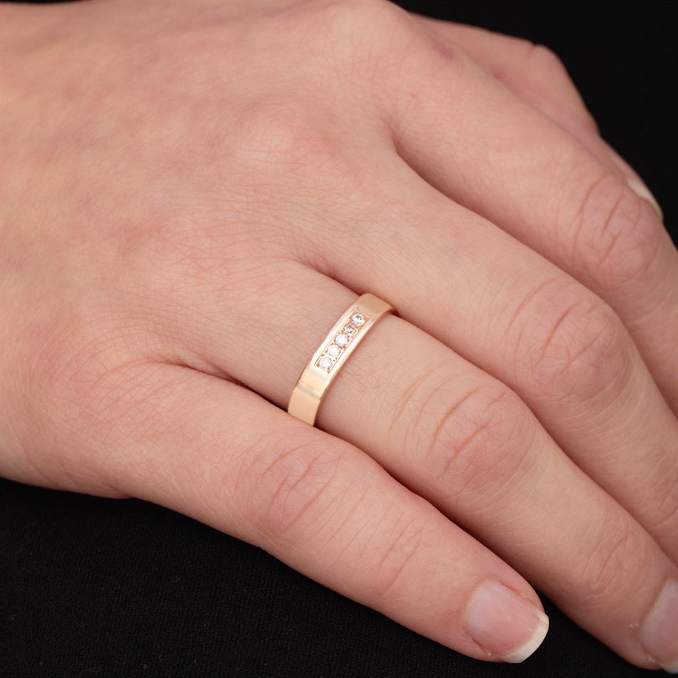 Solid Gold 4 mm Wedding Band