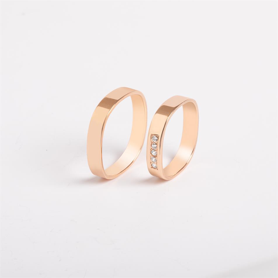 Solid Gold 4 mm Wedding Band