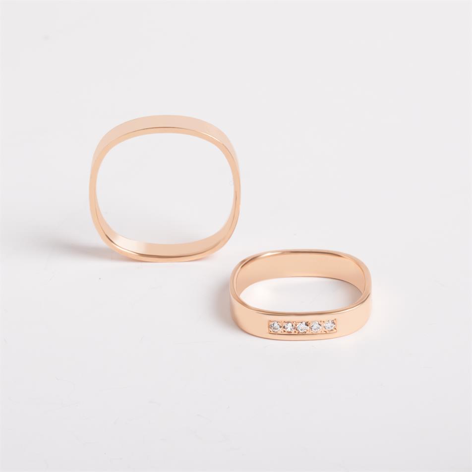 Solid Gold 4 mm Wedding Band