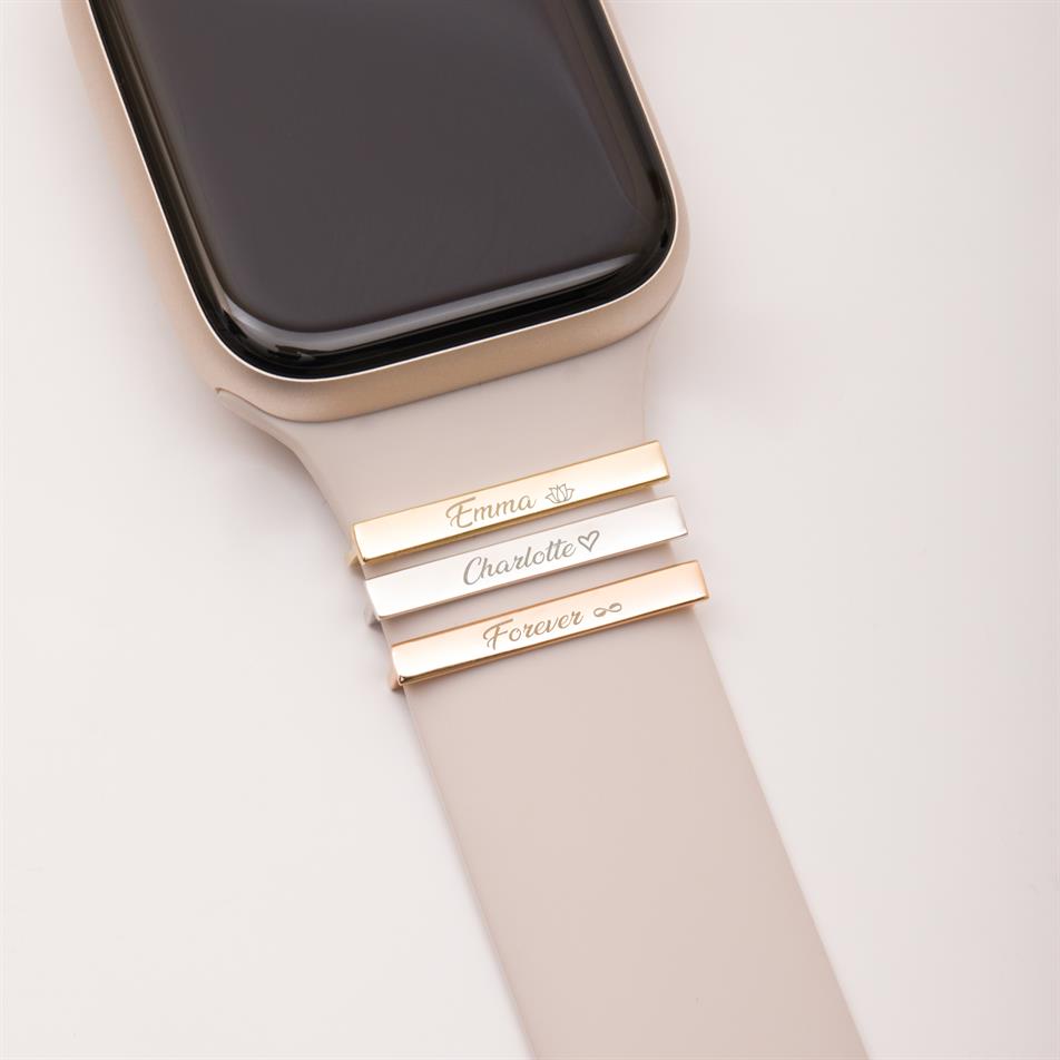 Apple Watch Name Bar Tag Charm