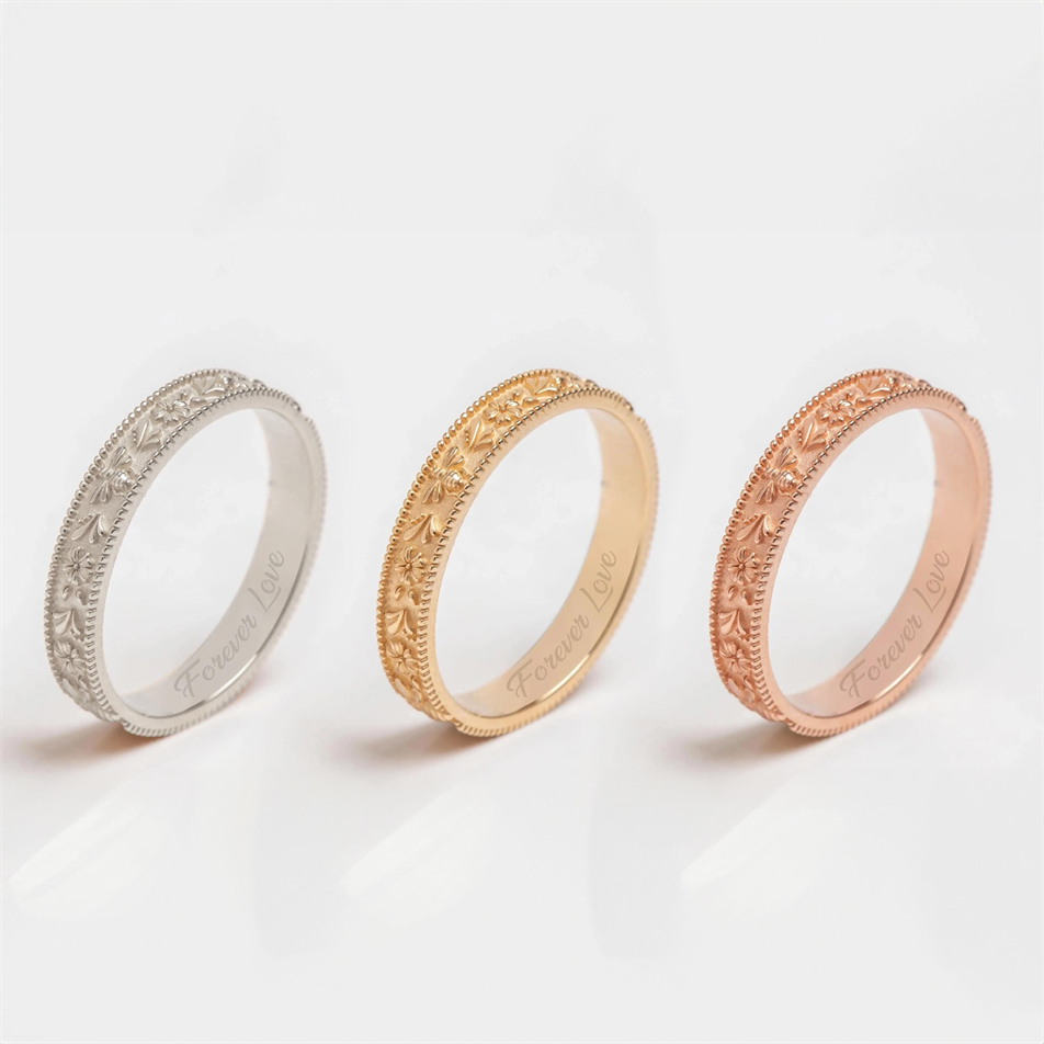 Gold Bee Garden Ring