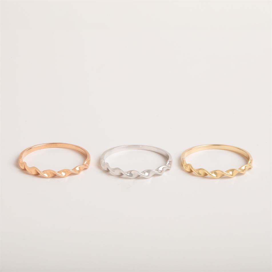 Gold Twist Ring