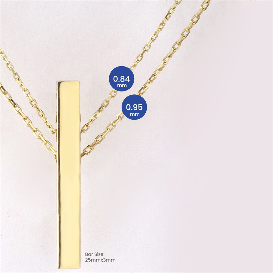 Gold Handwriting Name Necklace