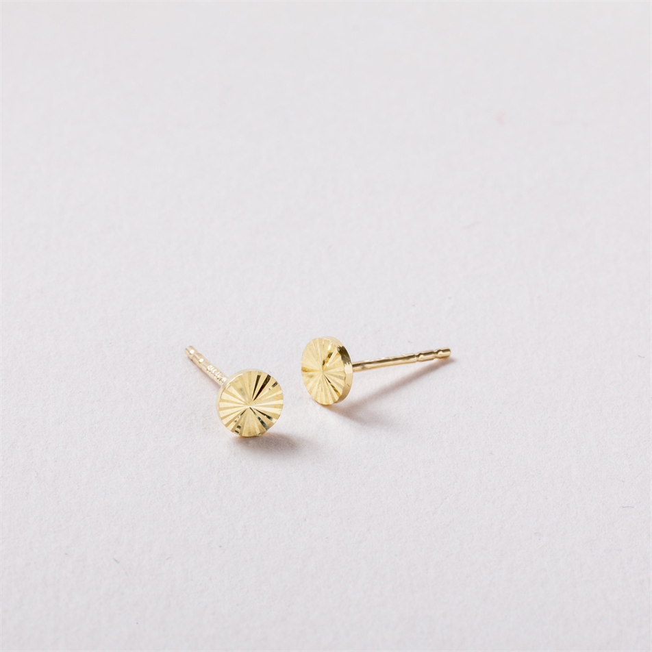 Gold Sunbeam Earrings