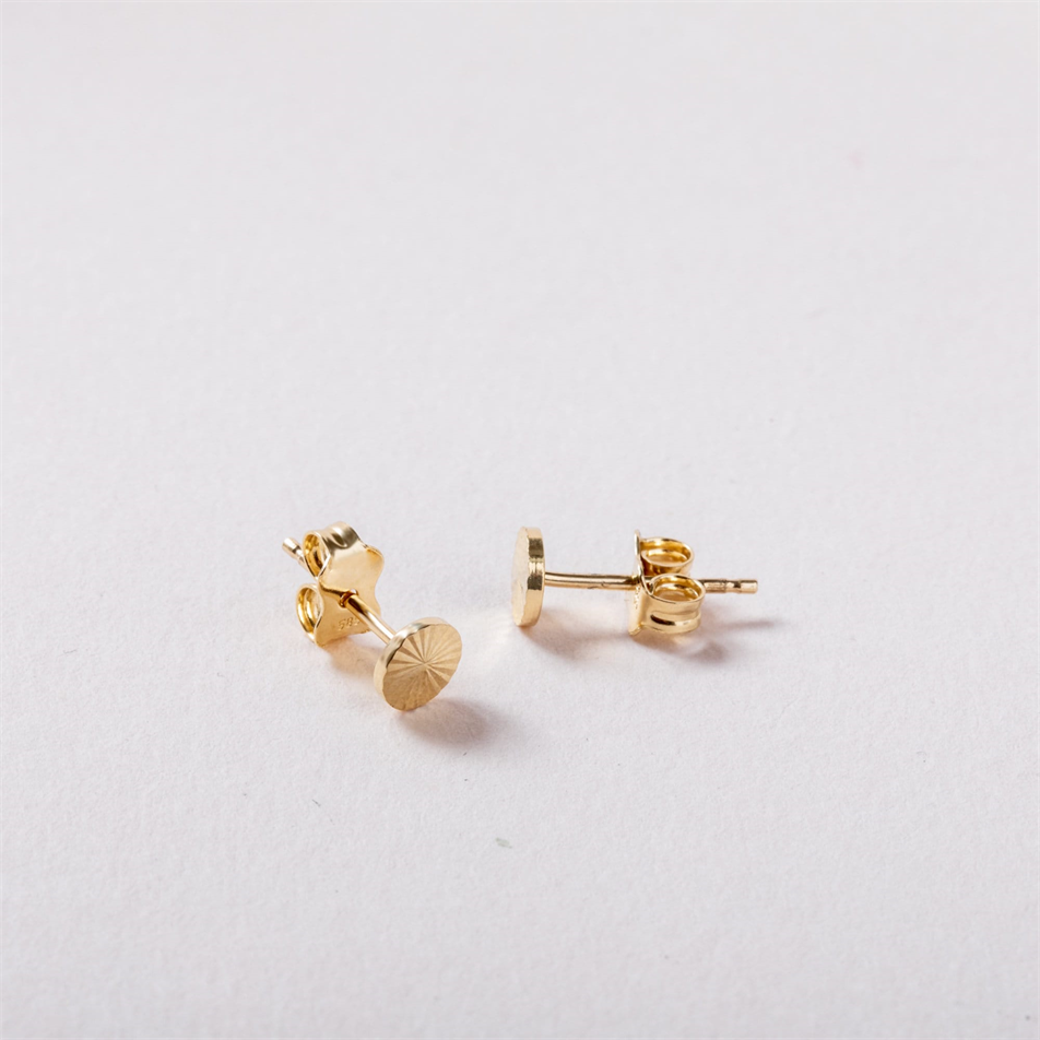 Gold Sunbeam Earrings