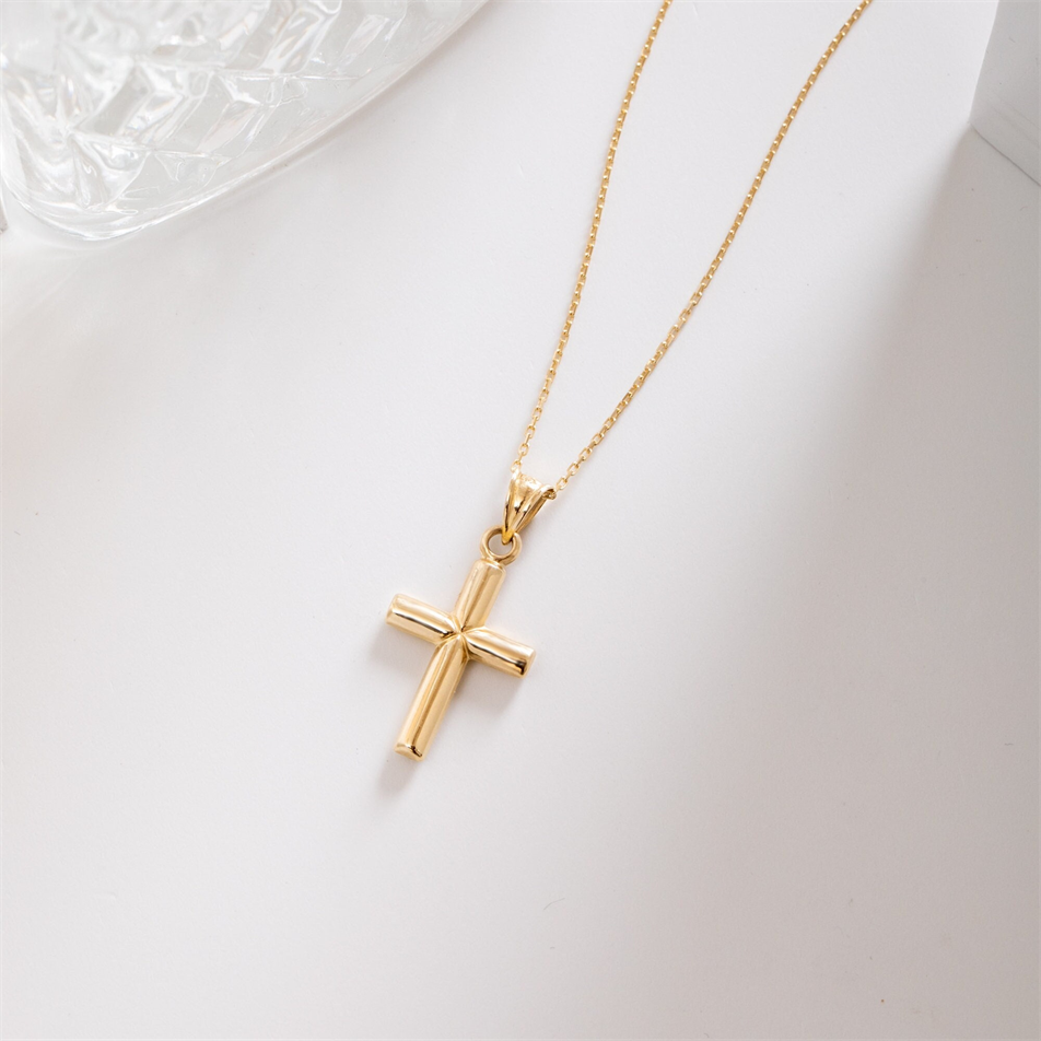 Gold Cross Necklace