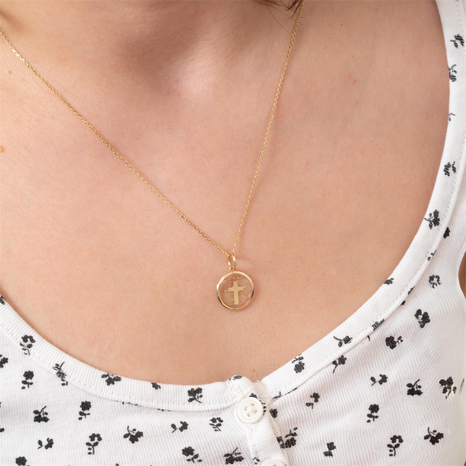 Gold Cross Necklace