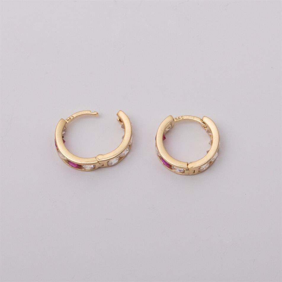Solid Gold Tragus Hoop Earrings