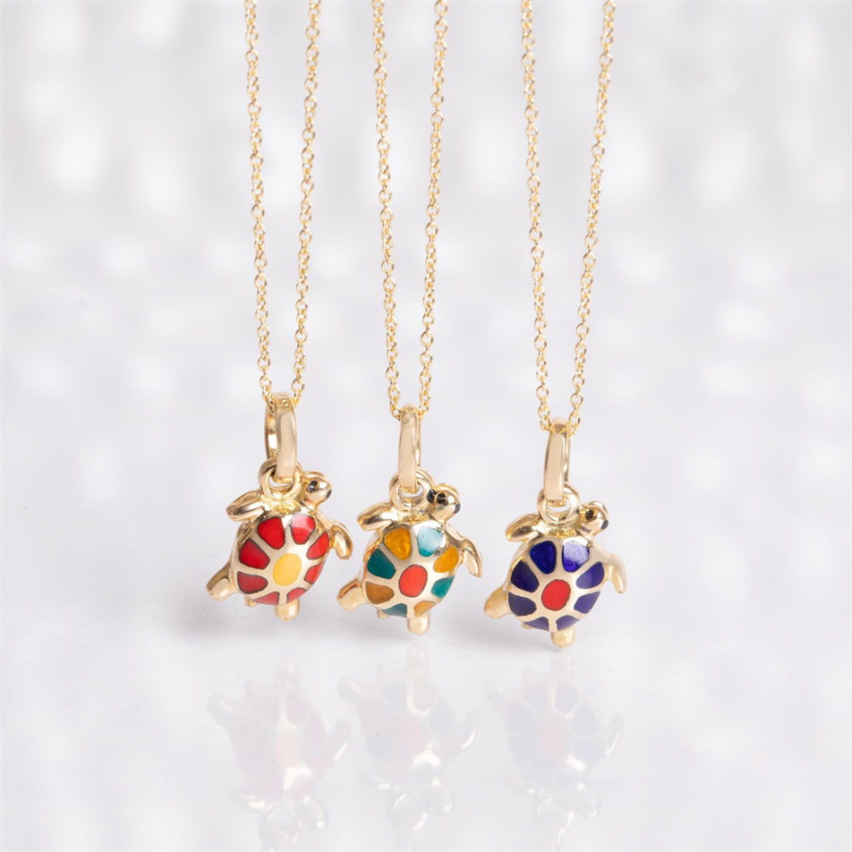 Gold Turtle Necklace