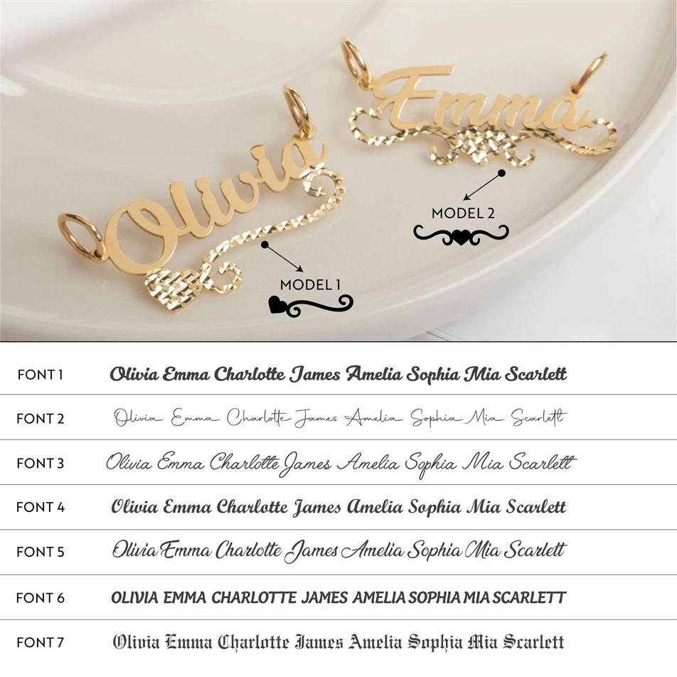 Gold Nameplate Necklace