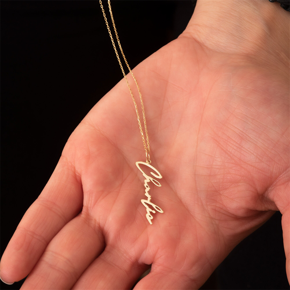 Gold Personalized Name Necklace