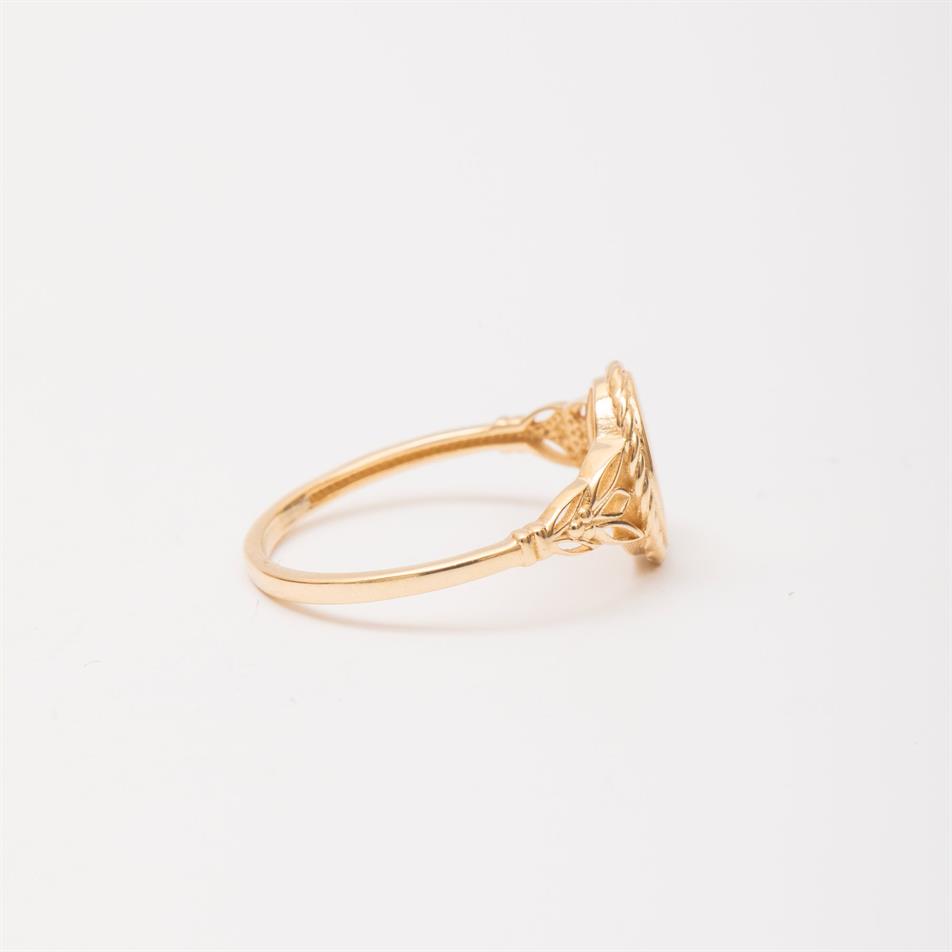 Gold Personalized Signet Ring