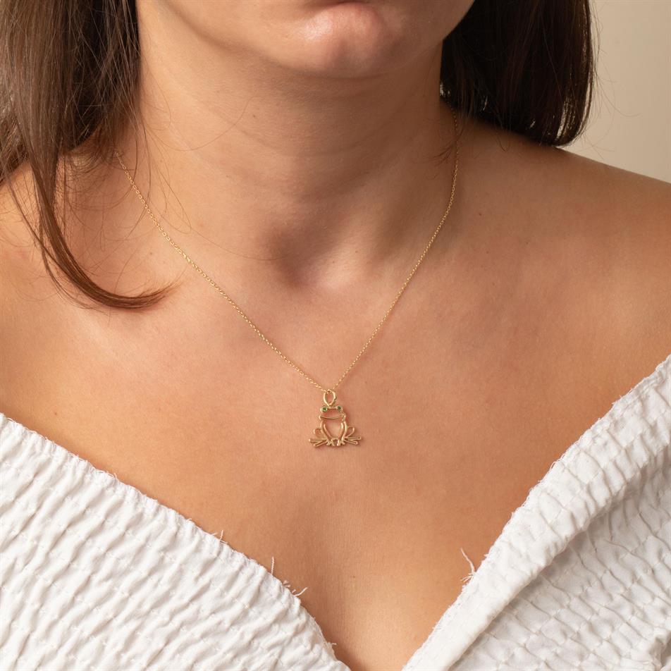 Frog Pendant Necklace