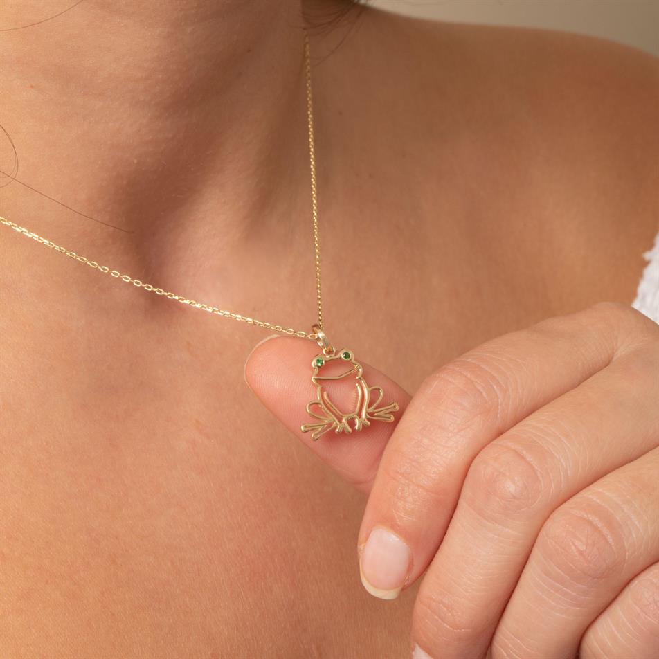 Frog Pendant Necklace