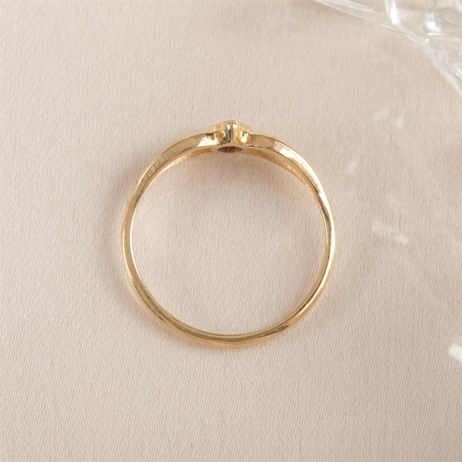 Gold Marquise Amethyst Ring