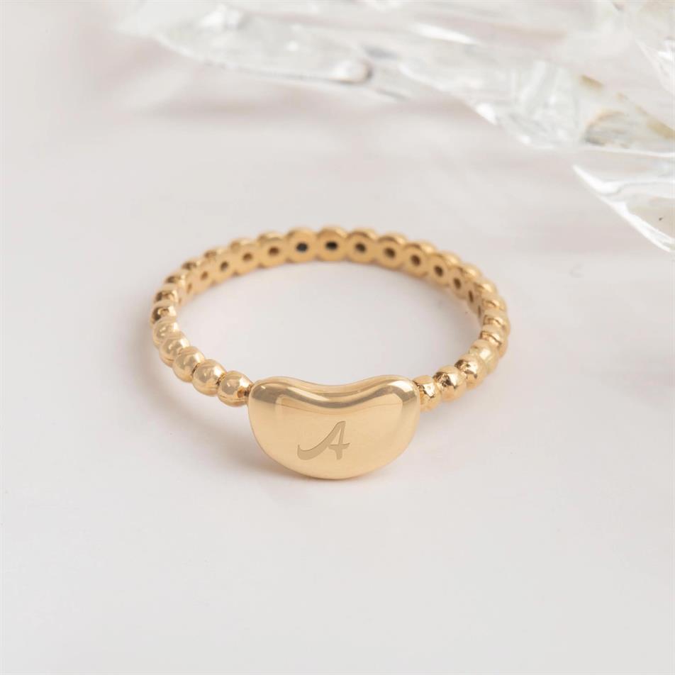 Gold Little Bean Ring