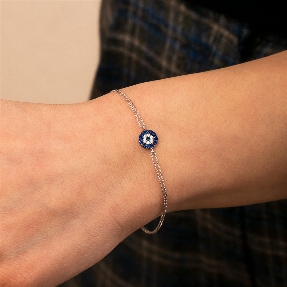 Gold Turkish Evil Eye Turquoise Bracelet