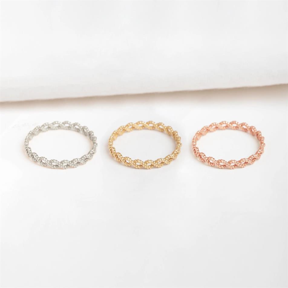 Solid Gold Celtic Rope Ring