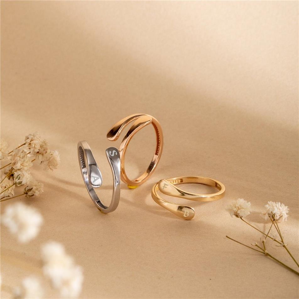 Solid Gold Paw Print Wrap Ring