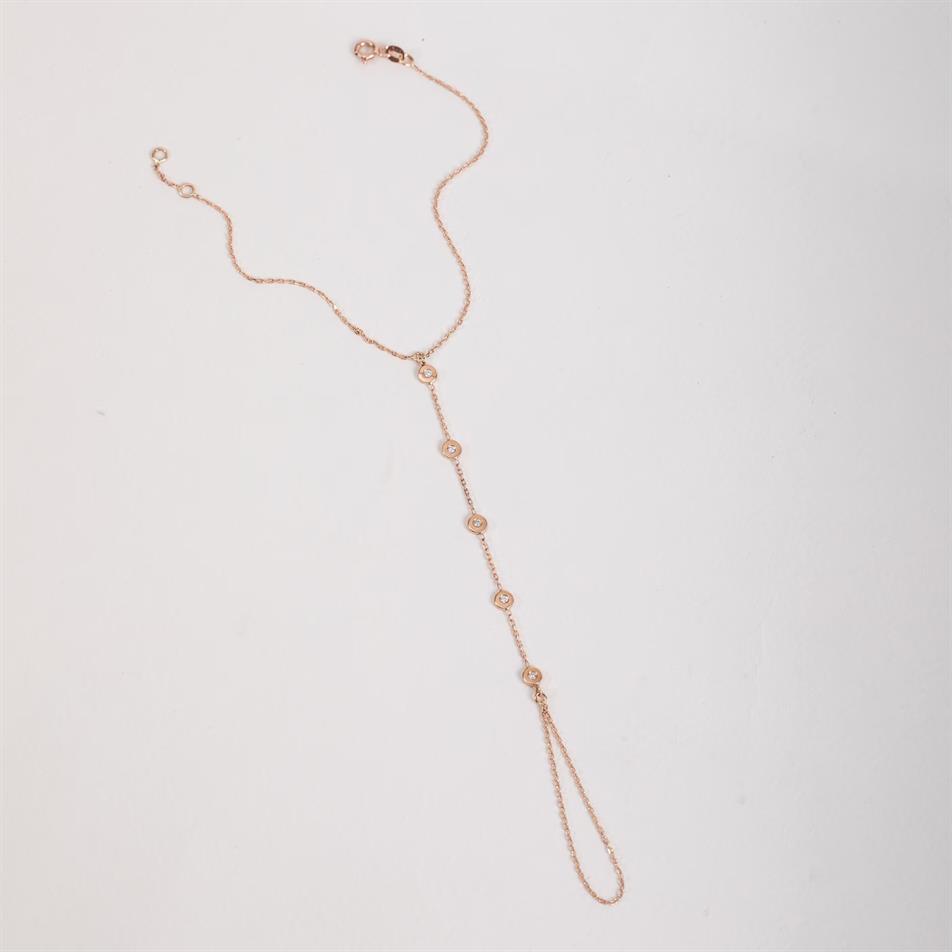 Diamond Hand Chain Bracelet