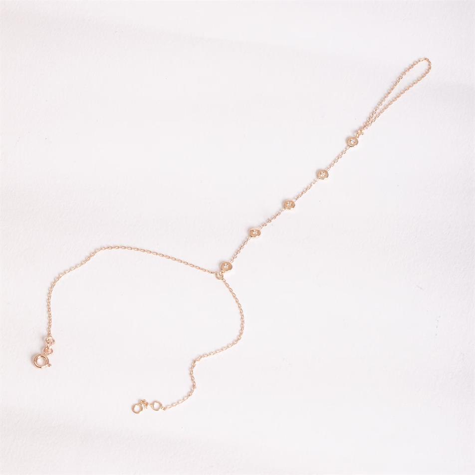 Diamond Hand Chain Bracelet