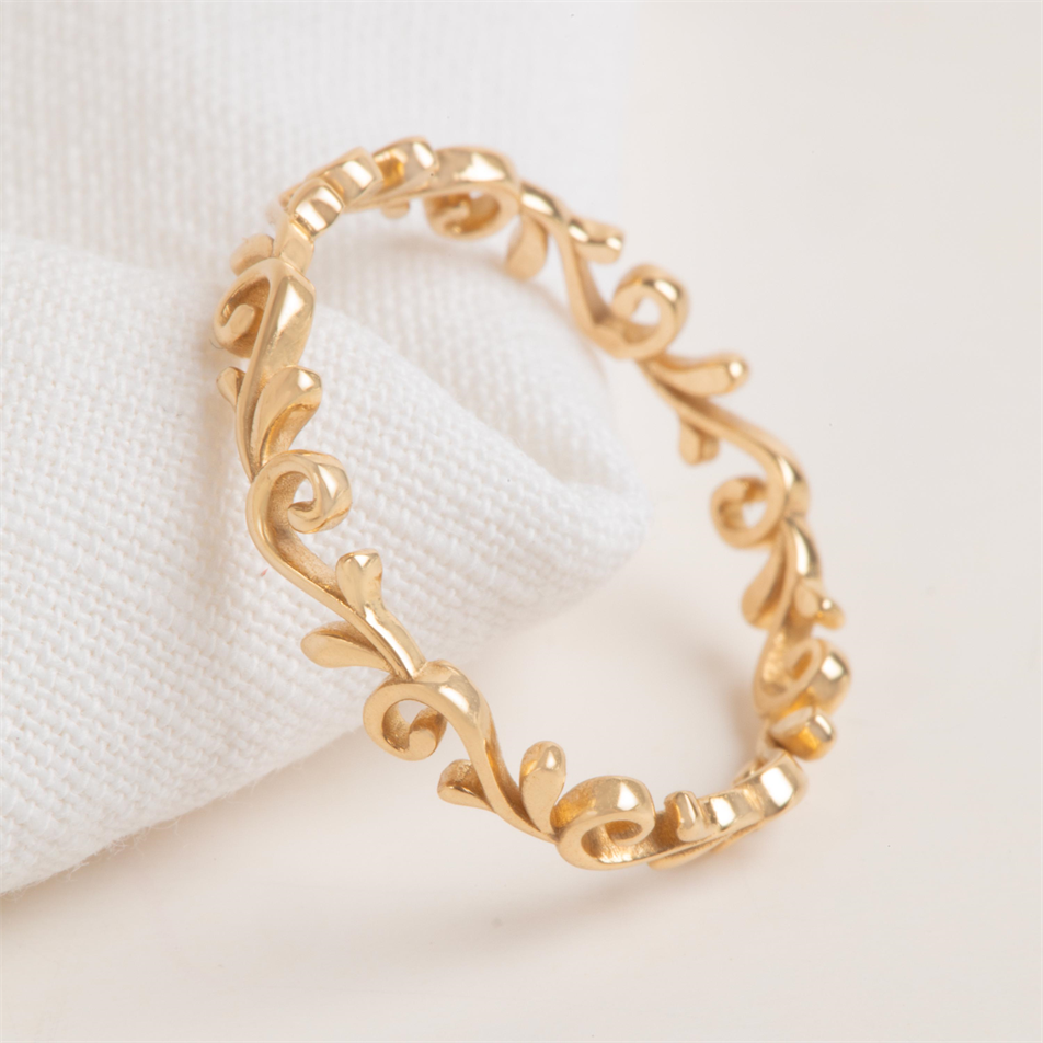 Gold Leaf Vine Band
